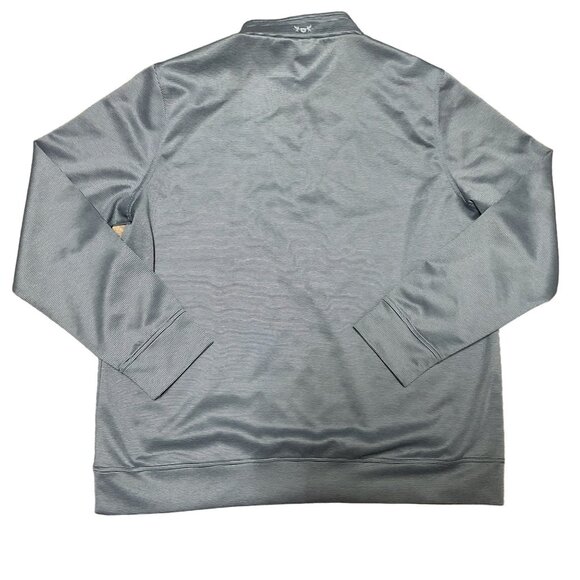 HICKEY FREEMAN 1/4 ZIP PULLOVER SIZE L GRAY STRIPED GOLF LONG SLEEVE JACKET MENS - Picture 5 of 5
